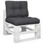 Cushions for pallets, 2 units, black fabric by , Cushions for chairs and sofas - Ref: Foro24-360652, Price: 42,60 €, Discount: %