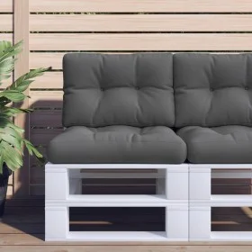 Cushions for pallets, 2 units, anthracite gray fabric. by , Cushions for chairs and sofas - Ref: Foro24-360667, Price: 65,96 ...