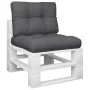 Cushions for pallets, 2 units, anthracite gray fabric. by , Cushions for chairs and sofas - Ref: Foro24-360667, Price: 67,55 ...