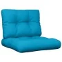 Cushions for pallets, 2 units, blue fabric by , Cushions for chairs and sofas - Ref: Foro24-360671, Price: 51,34 €, Discount: %
