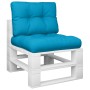 Cushions for pallets, 2 units, blue fabric by , Cushions for chairs and sofas - Ref: Foro24-360671, Price: 52,37 €, Discount: %