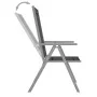 Sillas de jardín plegables 6 unidades textilene negro de vidaXL, Sillas de jardín - Ref: Foro24-312183, Precio: 283,59 €, Des...