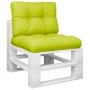 Cushions for pallet sofa, 2 units, light green fabric by , Cushions for chairs and sofas - Ref: Foro24-360678, Price: 47,99 €...