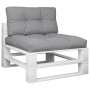 Cushions for pallet sofa, 2 units, gray fabric by , Cushions for chairs and sofas - Ref: Foro24-360690, Price: 83,74 €, Disco...