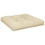 Cushions for pallets, 2 units, beige fabric by , Cushions for chairs and sofas - Ref: Foro24-360692, Price: 68,11 €, Discount: %