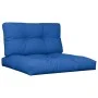 Cushions for pallets, 2 units, royal blue fabric. by , Cushions for chairs and sofas - Ref: Foro24-360699, Price: 45,58 €, Di...