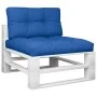 Cushions for pallets, 2 units, royal blue fabric. by , Cushions for chairs and sofas - Ref: Foro24-360699, Price: 45,58 €, Di...