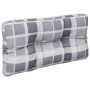 Cushions for pallets, 2 units, gray checkered fabric. by , Cushions for chairs and sofas - Ref: Foro24-360703, Price: 51,44 €...