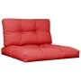 Cushions for pallets, 2 units, red fabric. by , Cushions for chairs and sofas - Ref: Foro24-360717, Price: 42,87 €, Discount: %