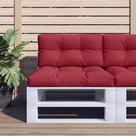 Cushions for pallets, 2 units, red wine fabric by , Cushions for chairs and sofas - Ref: Foro24-360720, Price: 43,85 €, Disco...