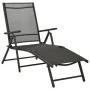 Set de muebles de jardín 3 piezas textilene aluminio negro de vidaXL, Conjuntos de jardín - Ref: Foro24-312198, Precio: 95,29...