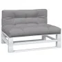 Cushions for pallet sofa, 2 units, gray fabric by , Cushions for chairs and sofas - Ref: Foro24-360734, Price: 93,92 €, Disco...