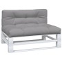 Kissen für Palettensofa, 2 Stück, grauer Stoff. von , Kissen für Stühle und Sofas - Ref: Foro24-360734, Preis: 106,98 €, Raba...