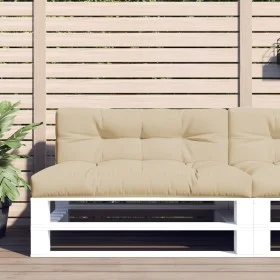 Cushions for pallets, 2 units, beige fabric by , Cushions for chairs and sofas - Ref: Foro24-360736, Price: 110,13 €, Discoun...