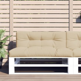 Palettenkissen, 2 Stück, beige Stoff von , Kissen für Stühle und Sofas - Ref: Foro24-360736, Preis: 134,88 €, Rabatt: %