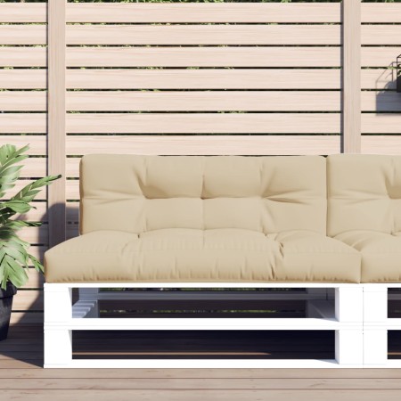 Palettenkissen, 2 Stück, beige Stoff von , Kissen für Stühle und Sofas - Ref: Foro24-360736, Preis: 134,88 €, Rabatt: %