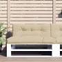 Palettenkissen, 2 Stück, beige Stoff von , Kissen für Stühle und Sofas - Ref: Foro24-360736, Preis: 115,05 €, Rabatt: %