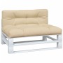 Palettenkissen, 2 Stück, beige Stoff von , Kissen für Stühle und Sofas - Ref: Foro24-360736, Preis: 134,88 €, Rabatt: %