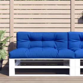 Cushions for pallets, 2 units, royal blue fabric. by , Cushions for chairs and sofas - Ref: Foro24-360743, Price: 78,34 €, Di...