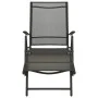 Set de muebles de jardín 3 piezas textilene aluminio negro de vidaXL, Conjuntos de jardín - Ref: Foro24-312198, Precio: 95,29...