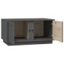 Couchtisch aus massivem grauem Kiefernholz, 80 x 50 x 40 cm von vidaXL, Couchtisch - Ref: Foro24-814421, Preis: 68,35 €, Raba...