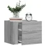 Wand-Nachttische 2 Stück in Grau Sonoma 45x30x35 cm von , Nachttische - Ref: Foro24-848336, Preis: 81,43 €, Rabatt: %