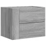 Wand-Nachttische 2 Stück in Grau Sonoma 45x30x35 cm von , Nachttische - Ref: Foro24-848336, Preis: 81,43 €, Rabatt: %