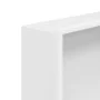 Dusch-Nische aus mattem Edelstahl in Weiß, 32x62x9 cm. von , Duschwände und Duschwände - Ref: Foro24-4005135, Preis: 116,16 €...