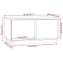 Couchtisch aus massivem grauem Kiefernholz, 80 x 50 x 40 cm von vidaXL, Couchtisch - Ref: Foro24-814421, Preis: 68,35 €, Raba...