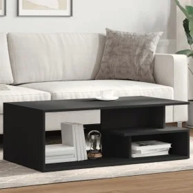 Mesa de centro madera de ingeniería negro 102x55x35 cm de , Mesas de centro - Ref: Foro24-848011, Precio: 71,83 €, Descuento: %
