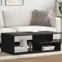 Engineered wood black coffee table 102x55x35 cm by , Coffee table - Ref: Foro24-848011, Price: 71,83 €, Discount: %