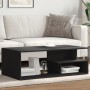 Mitteltisch aus schwarzem Ingenieurholz 102x55x35 cm von , Couchtisch - Ref: Foro24-848011, Preis: 72,96 €, Rabatt: %