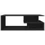 Engineered wood black coffee table 102x55x35 cm by , Coffee table - Ref: Foro24-848011, Price: 71,83 €, Discount: %