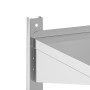 Estante de pared acero inoxidable plateado 75x30x60 cm de , Estantes y estanterías - Ref: Foro24-30313, Precio: 55,60 €, Desc...