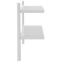 Estante de pared acero inoxidable plateado 100x23,5x60 cm de , Estantes y estanterías - Ref: Foro24-30311, Precio: 53,55 €, D...