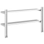 Estante de pared acero inoxidable plateado 100x23,5x60 cm de , Estantes y estanterías - Ref: Foro24-30311, Precio: 53,55 €, D...