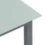 Light gray aluminum and glass garden table 80x80x74 cm by vidaXL, Garden tables - Ref: Foro24-312203, Price: 132,04 €, Discou...