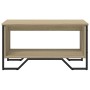 Wohnzimmertisch aus Sonoma-Eiche Spanplatte 75x51x40 cm von , Couchtisch - Ref: Foro24-848485, Preis: 50,59 €, Rabatt: %