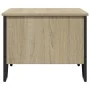 Center table made of Sonoma oak engineered wood 75x51x40 cm by , Coffee table - Ref: Foro24-848485, Price: 49,85 €, Discount: %