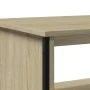 Center table made of Sonoma oak engineered wood 75x51x40 cm by , Coffee table - Ref: Foro24-848485, Price: 49,85 €, Discount: %