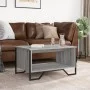 Mesa de centro madera contrachapada gris Sonoma 75x51x40 cm de , Mesas de centro - Ref: Foro24-848487, Precio: 45,81 €, Descu...