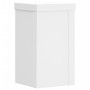 Pflanzenständer 2 Stück aus weißem Ingenieurholz 10x10x18 cm. von , Topfständer - Ref: Foro24-852879, Preis: 15,44 €, Rabatt: %