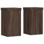 Pflanzenständer 2 Stück aus Eichenholz in Braun 10x10x18 cm von , Topfständer - Ref: Foro24-852885, Preis: 21,48 €, Rabatt: %