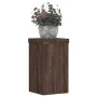 Pflanzenständer 2 Stück aus Eichenholz in Braun 10x10x18 cm von , Topfständer - Ref: Foro24-852885, Preis: 21,48 €, Rabatt: %