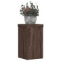 Soportes de plantas 2 uds madera marrón roble 10x10x18 cm de , Soportes para macetas - Ref: Foro24-852885, Precio: 17,24 €