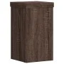 Soportes de plantas 2 uds madera marrón roble 10x10x18 cm de , Soportes para macetas - Ref: Foro24-852885, Precio: 19,86 €, D...