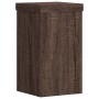 Soportes de plantas 2 uds madera marrón roble 10x10x18 cm de , Soportes para macetas - Ref: Foro24-852885, Precio: 17,24 €