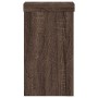 Soportes de plantas 2 uds madera marrón roble 10x10x18 cm de , Soportes para macetas - Ref: Foro24-852885, Precio: 17,24 €