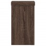 Soportes de plantas 2 uds madera marrón roble 10x10x18 cm de , Soportes para macetas - Ref: Foro24-852885, Precio: 17,24 €