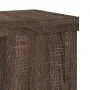 Pflanzenständer 2 Stück aus Eichenholz in Braun 10x10x18 cm von , Topfständer - Ref: Foro24-852885, Preis: 21,48 €, Rabatt: %